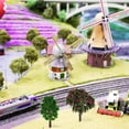 thumbnail image 3 of 12 Pcs Model Trees Miniature Landscape Scenery Train Railways Trees Models Fake Trees Sand Table DIY Craft Ornaments, 3 of 8