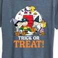 thumbnail image 3 of Peanuts - Trick Or Treat Moonlight - Women's Short Sleeve Graphic T-Shirt, 3 of 6