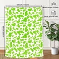 thumbnail image 3 of Green Cow Print Blanket Soft Warm Plush Cow Blankets and Throws Lightweight Fleece Throw Blankets with Cow Print Couch Bedroom Living Room Camping Travel Blanket 50x60 inch, 3 of 6