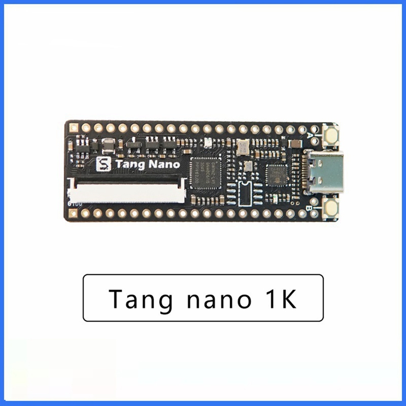 2Pcs Tang Nano Minimalist FPGA Development Board Straight Insert Breadboard Tang Nano 1K Development Board