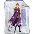 thumbnail image 1 of Disney Frozen Winter Scene 130 X 150Cm Fluffy Sherpa Fleece Throw Blanket, 1 of 5