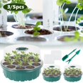 thumbnail image 1 of Plateaux de Démarrage pour Semis avec Couvercle Transparent 14 Cellules Plateau Propagateur de Graines Respirant et Réutilisable Kit de Germination pour Balcon Jardin Serre, 1 of 10