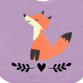 thumbnail image 4 of Inktastic Fox for Girls Woodland Animal Girls Baby Bib, 4 of 4