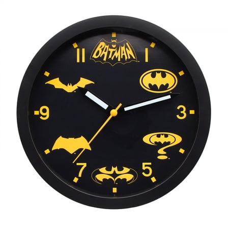 Batman Logos Through The Years 10 Analog Wall Clock