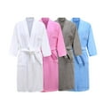 thumbnail image 3 of Traje de casa Minnieouse Albornoz Verano Con capucha Ropa de dormir sexy Tallas grandes Manga larga Lavable Pijama hombre rosa METRO 50-168 CM, 3 of 6