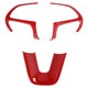 thumbnail image 1 of Reemplazo de la cubierta del volante de 3 piezas para Dodge Challenger Charger Durango 2015-2019Rojo, 1 of 5