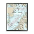 thumbnail image 2 of Stupell Industries Tampa Bay Florida Detailed Map Anchor Symbol Graphic Art White Framed Art Print Wall Art, 24x30, by Lil' Rue, 2 of 5