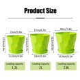 thumbnail image 2 of Plant Pots Set 6pcs Plastic Planters With Trays 16.5*20cm Flower Container For Seedling  Transplanting  Cutting, 2 of 11