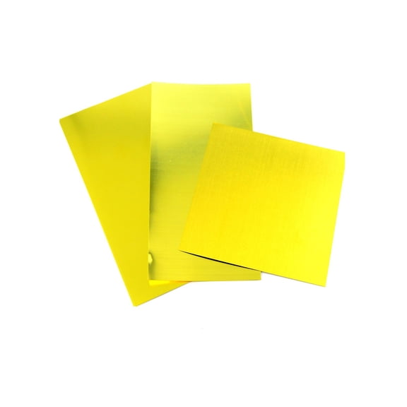 Sheet Metal assorted, assorted, brass (pack of 6)