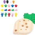 2024 Kids Toy Christmas Gifts Interactive Wooden Carrot Pulling And