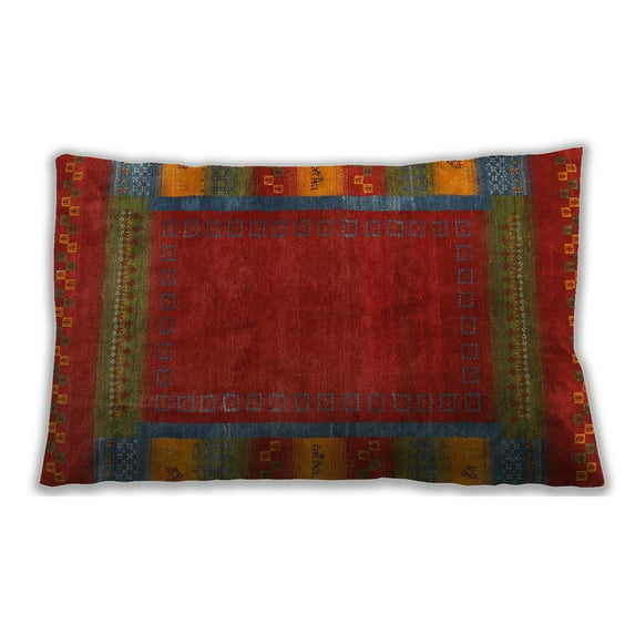 Ahgly Company Indoor Rectangular Contemporary Lumbar Throw Pillow, 13 inch by 19 inch