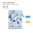 thumbnail image 4 of iPad 10.2 Case for iPad 8th 7th Gen 2020 2019, Allytech PU Leather Slim Fit Protection Smart Cover Auto Sleep Wake Pencil Holder Muilt Angle Stand Folio Flip Cover for Apple iPad 10.2",Cat Butterfly, 4 of 6