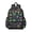Mushroom and Moon, variant on Mushroom and Rainbow Black Pattern Backpack for School, Cute School Bag with Adjustable Shoulder Straps and Padded Back, 13.4"x11"x4.7"