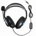 thumbnail image 4 of Bearachild Auriculares para juegos de 3,5 mm con micrófono Consola de juegos para computadora Auriculares ajustables con cable Cables de audio/vídeo, 4 of 6