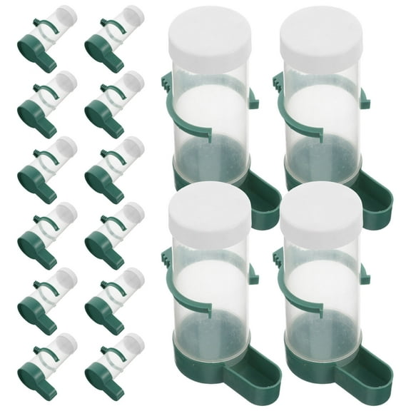 Raindrops 20 Pcs Bird Feeder Bird Water Dispenser Automatic Bird Water Feeder Food Feeder For Cage Pet Parrots Budgie Lovebirds Cockatiel