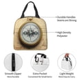 thumbnail image 4 of Sikiie Magnetic Old Compass On World Map Lunch Bag for Women & Men Adult Insulated Lunch Box, Food Lunch Containers Lunch Tote Bags for Work, Travel, Outdoor, 4 of 8