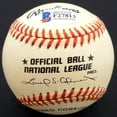thumbnail image 2 of Mike Wallace Autographed Official NL Baseball New York Yankees, St. Louis Cardinals Beckett BAS #F27813, 2 of 5