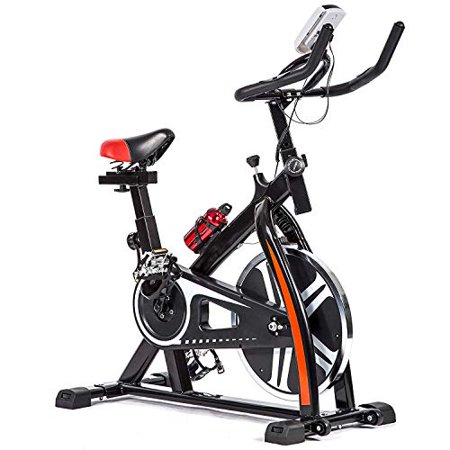 Furinno Indoor Exercise Cycling Bike, Black