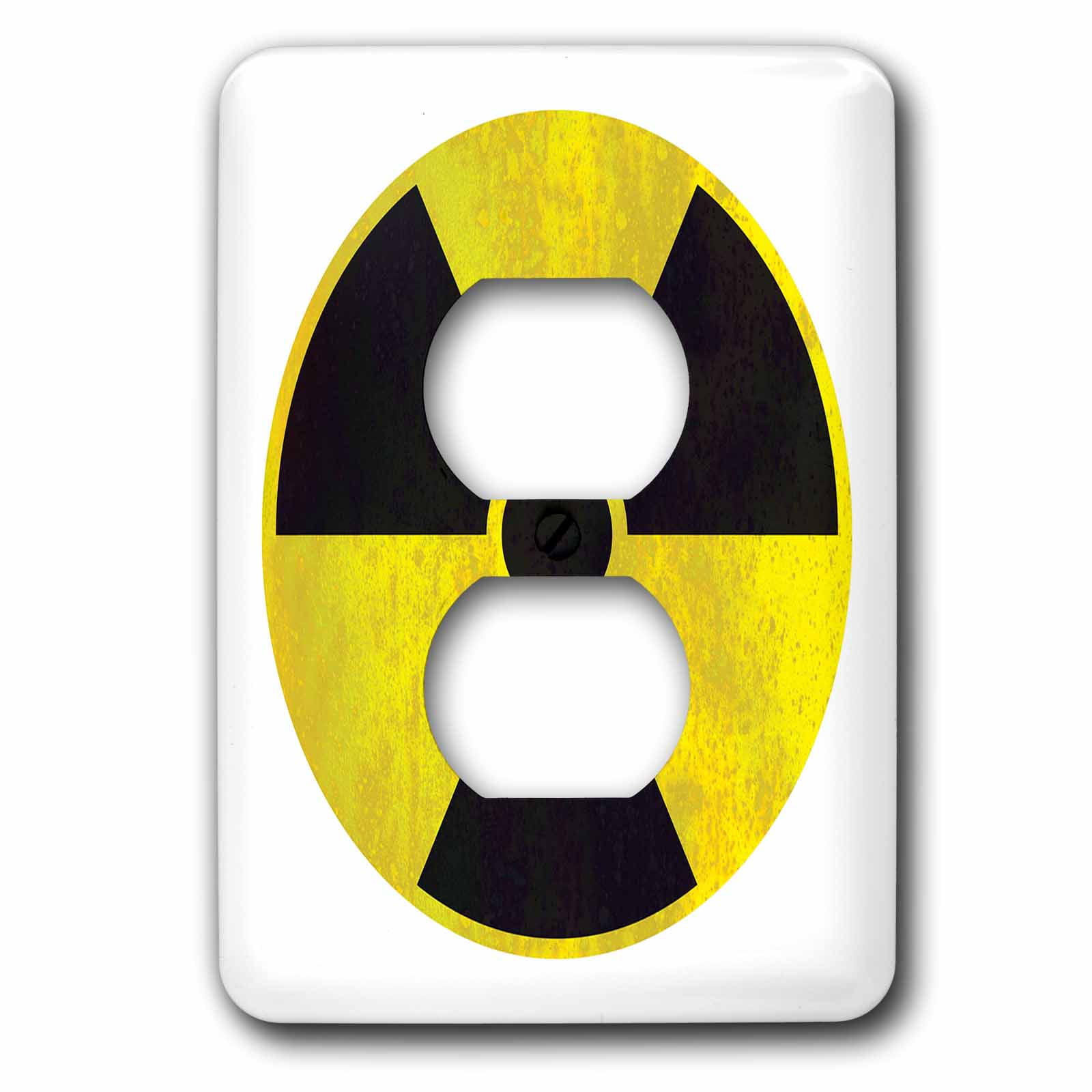 3dRose lsp_24329_6 Radioactive Grunge Sign On White Background 2 Plug Outlet Cover 3dRose lsp_24329_6 Radioactive Grunge Sign On White Background 2 Plug Outlet Cover