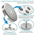 thumbnail image 2 of Costyle Luxury Shower Head 6-inch High-Pressure Rain Shower with 90 Jets in Chrome, 2 of 5
