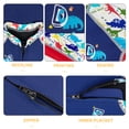 thumbnail image 3 of Naiovety Trajes de neopreno de 2,5 MM, traje de buceo a prueba de frío, traje de neopreno para niños, pantalones largos de manga larga, traje completo Deportes acuáticos azul marino L Naiovety OD003648-03, 3 of 6