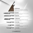 thumbnail image 2 of Cambridge Silversmiths Nero Black 12-Piece Cutlery Set with Block, 2 of 5