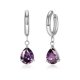 thumbnail image 1 of Pendientes colgantes de acero con circonita cúbica, ligeros, hipoalergénicos, regalo para niñas, 1 of 4