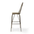thumbnail image 4 of Furniture of America Sentra Modern Slat Back Indoor Bar Chairs - Set of 2, Bronze, 4 of 7