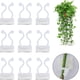 thumbnail image 1 of 400 Pieces Climbing Plant Support Clip, Wall Plant Clip, Vine Wall Clip, Clip For Climbing Plants -white, 1 of 1