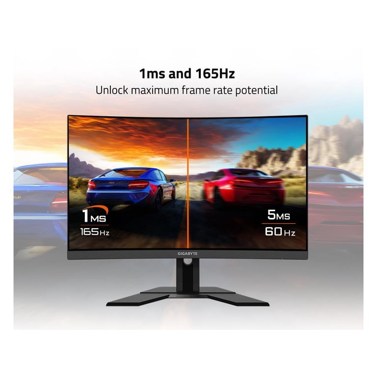 GIGABYTE 27型湾曲モニター G27QC 165fps/1ms/WQHD GIGABYTE G27QC 27