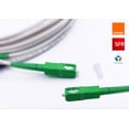 thumbnail image 3 of Elfcam - Cable De Fibra Óptica De 5M/16,4 Pies Sc/Apc A Sc/Apc Simplex Monomodo 9/125M Cable De Conexión Lszh Para Ftth Color Blanco 5 Metros, 3 of 5