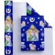 thumbnail image 2 of Papel de regalo WRAPAHOLIC, 43 x 10 m, papel navideño con forma de ángel azul, 2 of 8