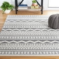 thumbnail image 2 of SAFAVIEH Alamo Curtis Geometric Area Rug, Charcoal/Ivory, 5'3" x 7'6", 2 of 8