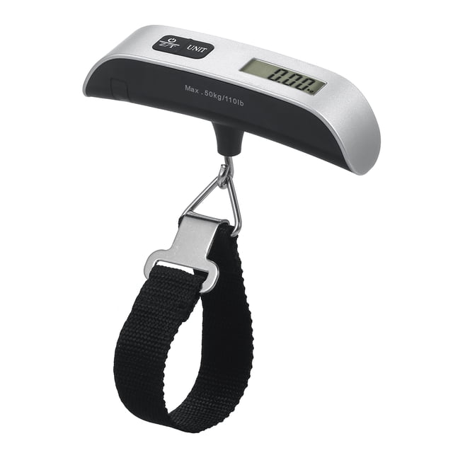 Báscula electrónica Abanopi colgante de acero inoxidable 110 libras