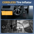 thumbnail image 5 of VacLife Cordless Tire Inflator Portable Air Compressor - Air Pump for Car Tires 150 Psi, 5 of 10