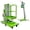 Single Mast 13FT/330lbs, variant on 13FT Electric Hydraulic Man Lift, Aluminum Alloy Aerial Work Platform, Mobile Vertical Lift Elevator, Scaffolding Lift Table for Warehouse, Maintenance & Construction (Single Mast/330lbs)