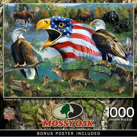 MasterPieces 1000 Piece Jigsaw Puzzle - Freedom for All - 19.25 x26.75