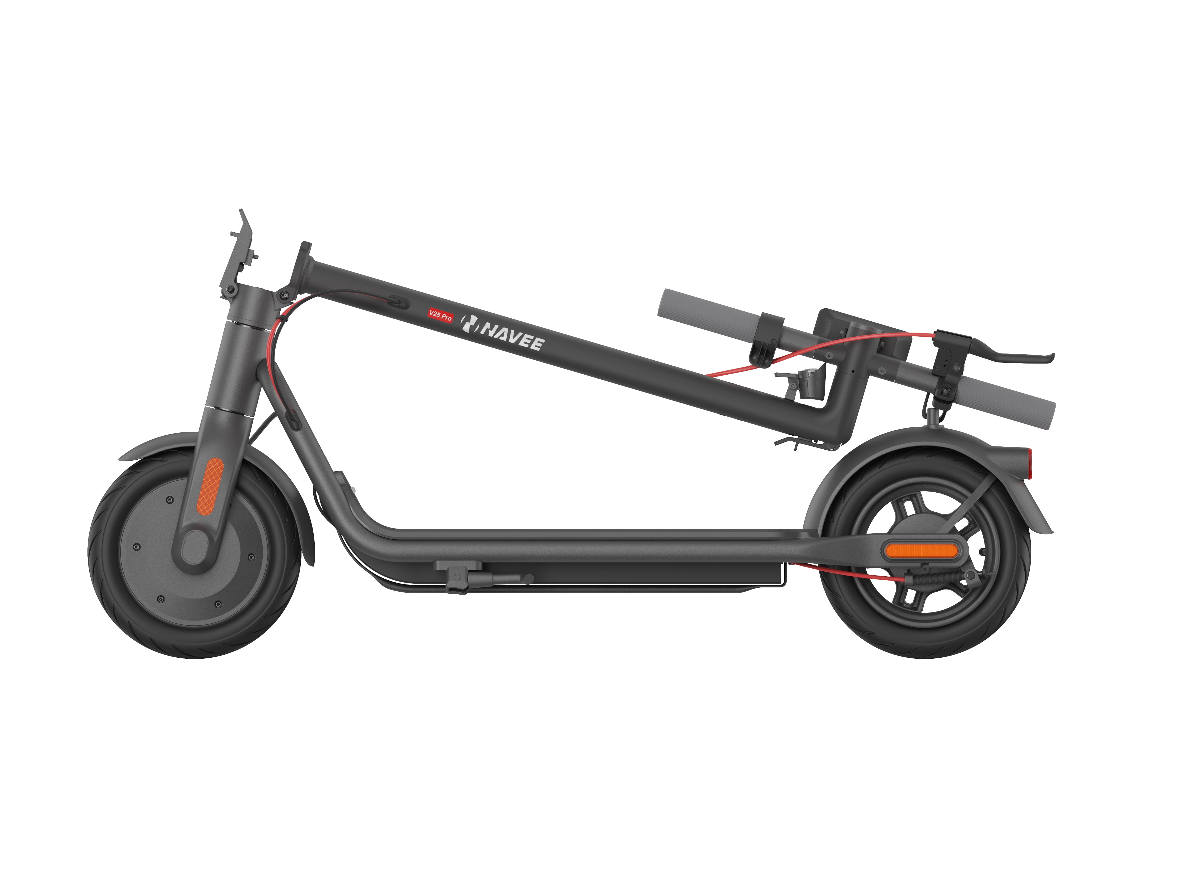 NAVEE V25 Pro Electric Scooter for Adults, up to 19.9 MPH &15.5 Miles, 600W Motor, 10" Tires, Foldable Commuting E-Scooter with Dual Brake Suspension, UL2272