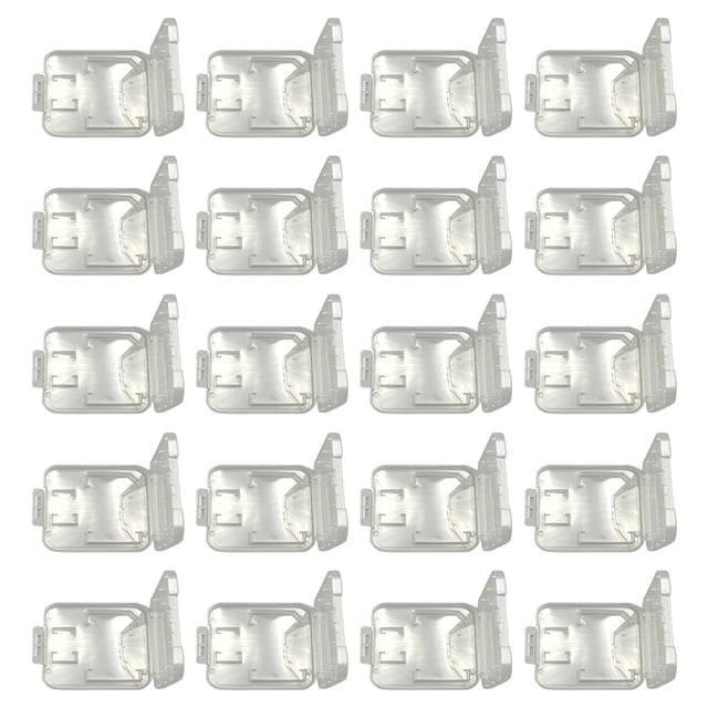 GOOHOCHY 20pcs Transparent Memory Card Holder Lightweight Case For Easy Organization And Access For T Flash And Cards