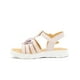 thumbnail image 5 of Huarache En Piel Para Niña Pasitos Enanos Color Tornasol blanco 20, 5 of 6