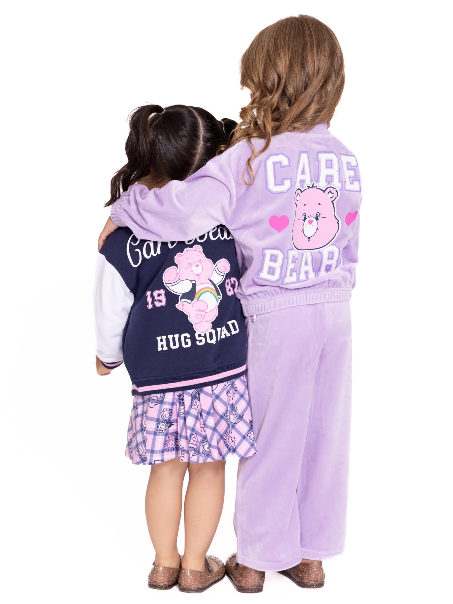 Care Bears Toddler Girls Varsity Jacket, Sizes 12M-5T