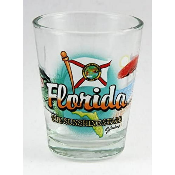 Florida Sunshine State Elements Shot Glass