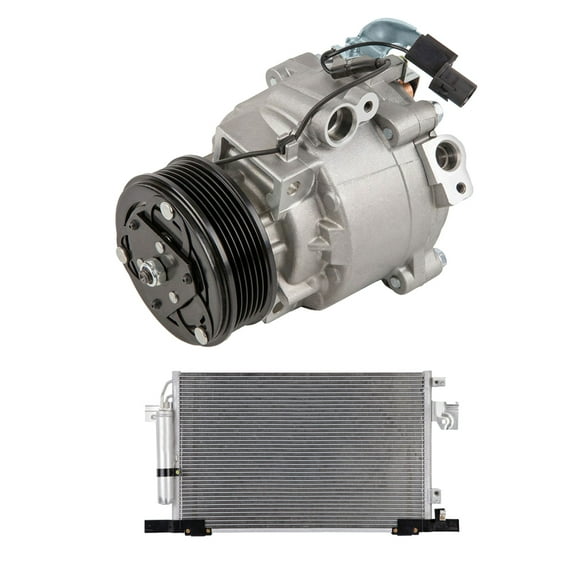 For Mitsubishi Outlander Lancer AC Compressor w/ A/C Condenser & Drier - BuyAutoParts