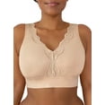thumbnail image 4 of Fruit of the Loom Women’s Back Smoothing Full Coverage Wireless Bralette, 2-Pack, Style FT842A, 4 of 5