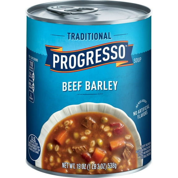Progresso Traditional Beef Barley Soup - 19 oz- Pack of 2