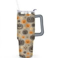 thumbnail image 2 of Happy Halloween Tumbler with Handle Insulated Coffee Mug 40 oz Cafe Tumblers for Drinking Coffee Water Wine Ideal Gift for Husband Son Dad, 2 of 7