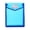 Blue, variant on 1Pc Plastic File Envelope Letter Size, Expanding Poly Document Folder with Stitched Cloth Edges & Snap Button, Waterproof Clear File Wallet, Yellow