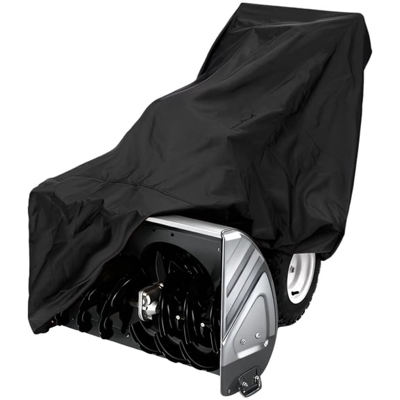 Heavy Duty Snow Blower Cover, Universal 600D Waterproof Outdoor Machine Protection with Storage Bag for Winter Storage