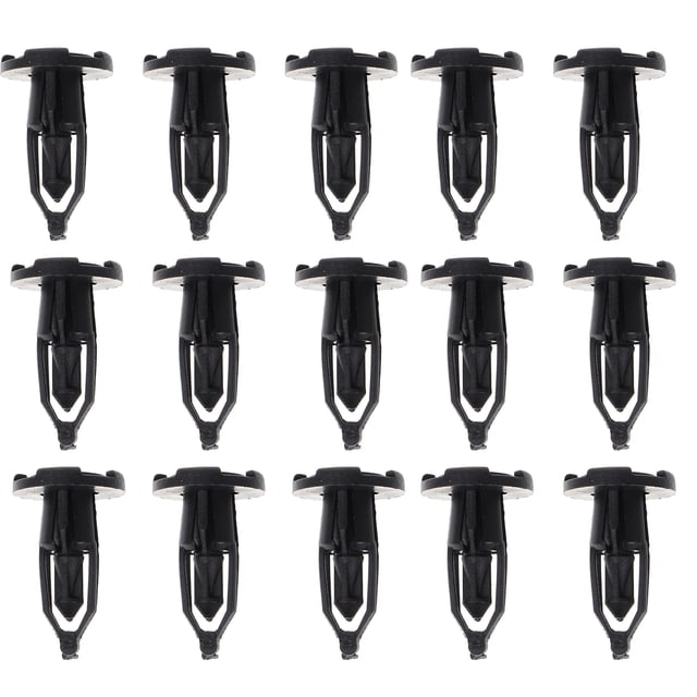 50PCS Front Bumper Push Type Retainer Clips Fender Liner Clip Nylon Clip Fasteners Push Type Push Pin Screws