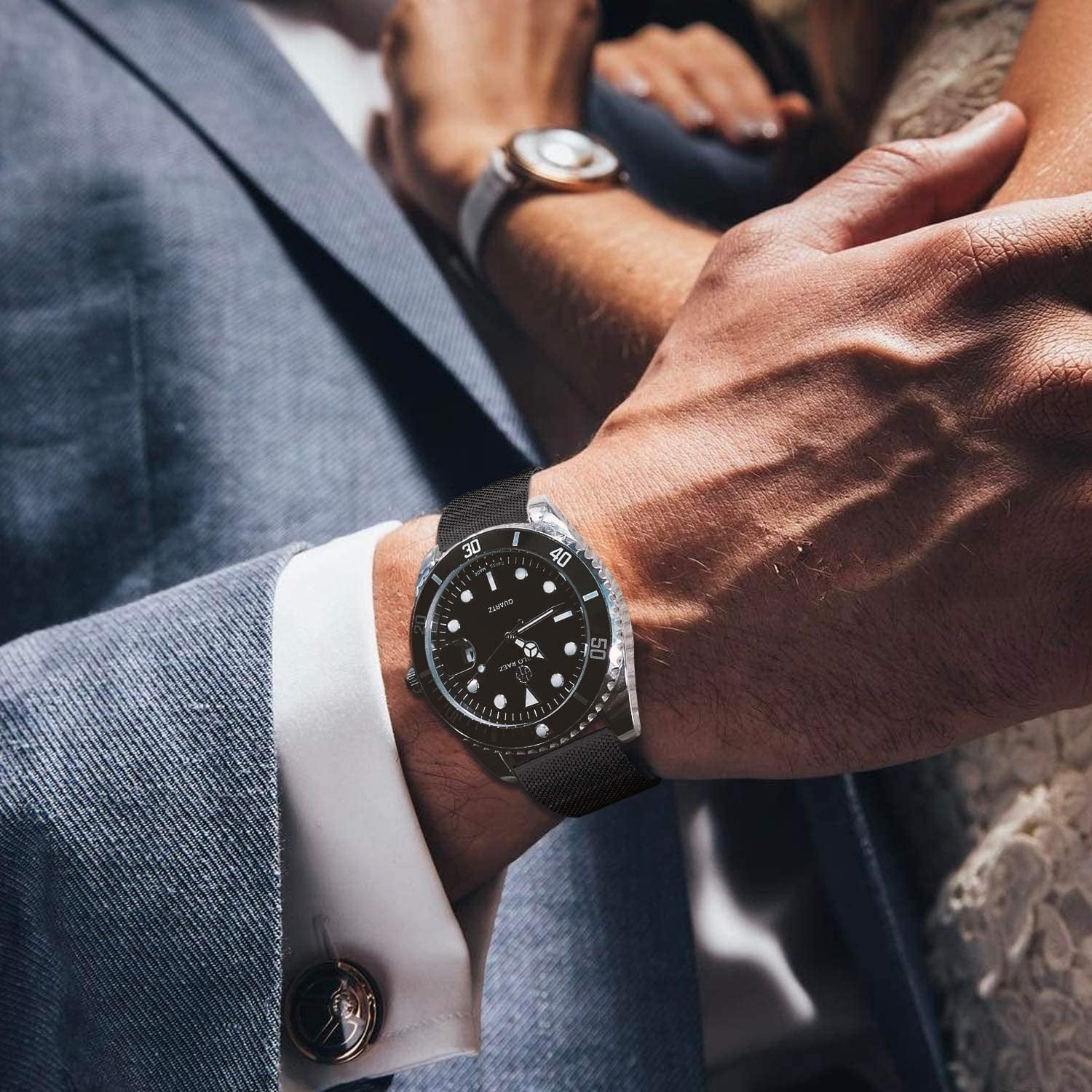 20mm black stainless steel watch band new arrivals